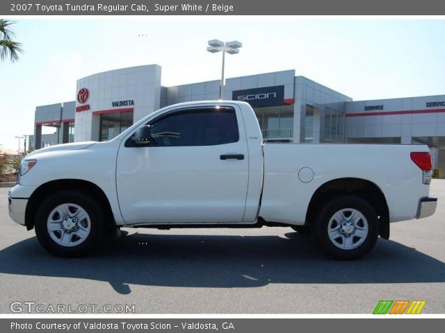 2007 Toyota Tundra Regular Cab in Super White
