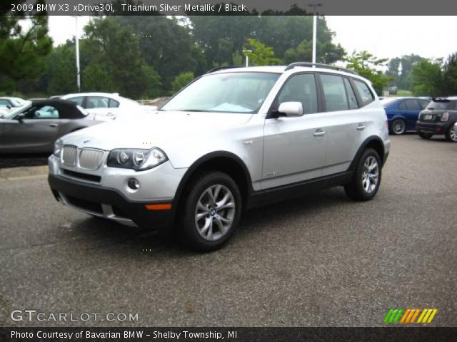 2009 BMW X3 xDrive30i in Titanium Silver Metallic