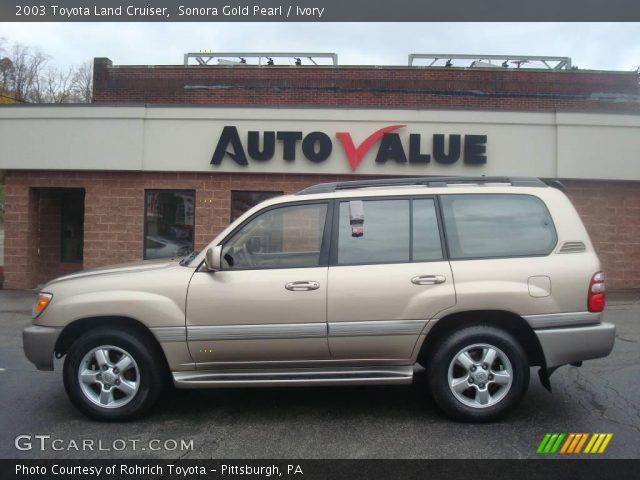 2003 Toyota Land Cruiser  in Sonora Gold Pearl