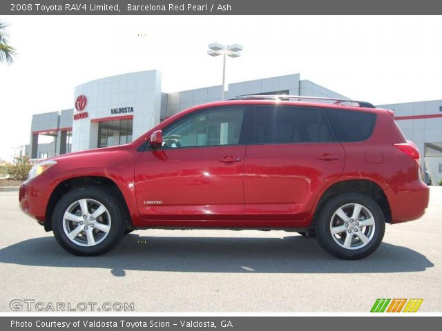 2008 Toyota RAV4 Limited in Barcelona Red Pearl