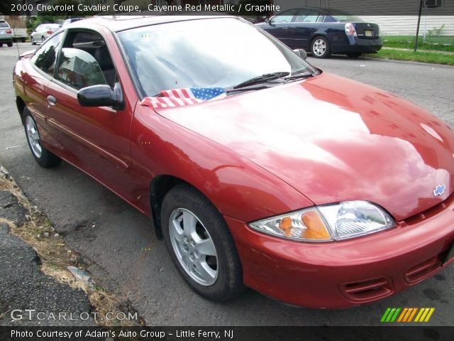 2000 Chevrolet Cavalier Coupe in Cayenne Red Metallic