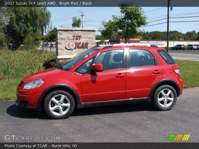 2007 Suzuki SX4 Sport AWD in Bright Red