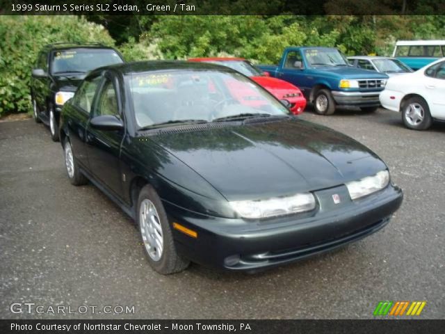 1999 Saturn S Series SL2 Sedan in Green