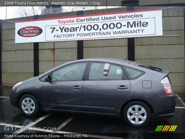 2008 Toyota Prius Hybrid in Magnetic Gray Metallic