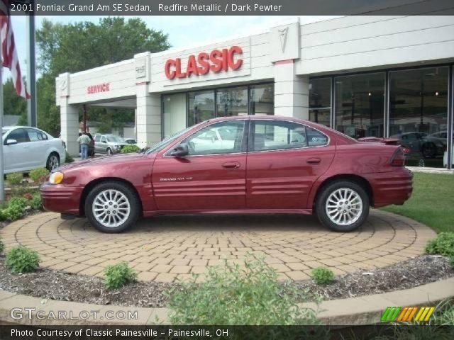 2001 Pontiac Grand Am SE Sedan in Redfire Metallic