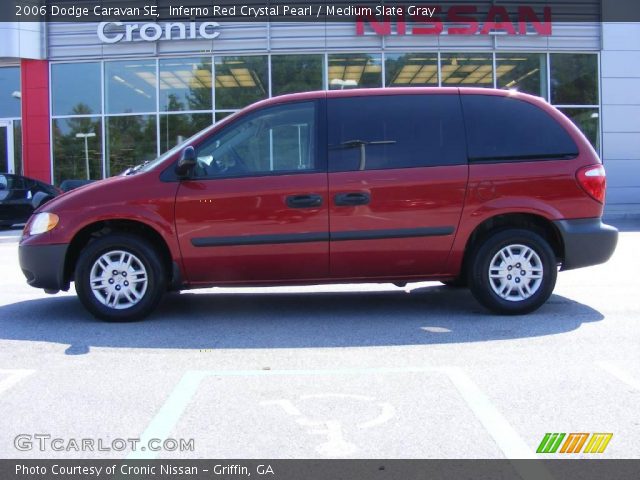 2006 Dodge Caravan SE in Inferno Red Crystal Pearl