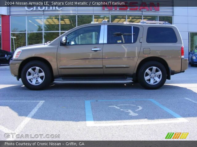2004 Nissan Armada LE in Sahara Gold Metallic