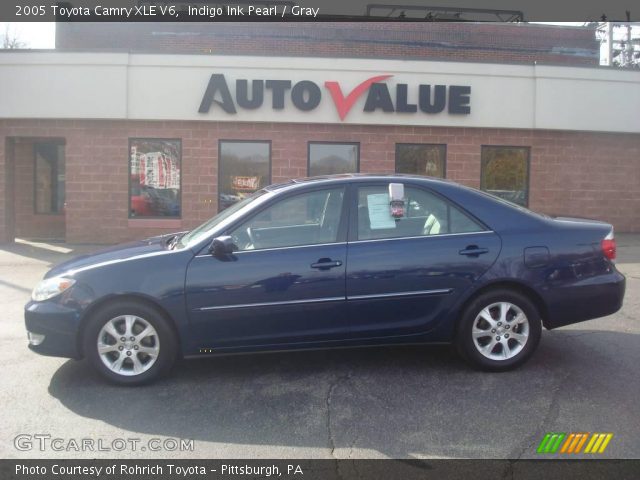 2005 Toyota Camry XLE V6 in Indigo Ink Pearl