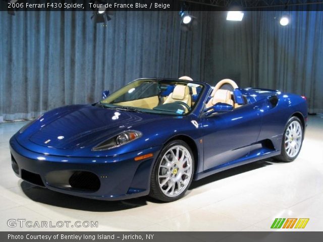 2006 Ferrari F430 Spider in Tour de France Blue