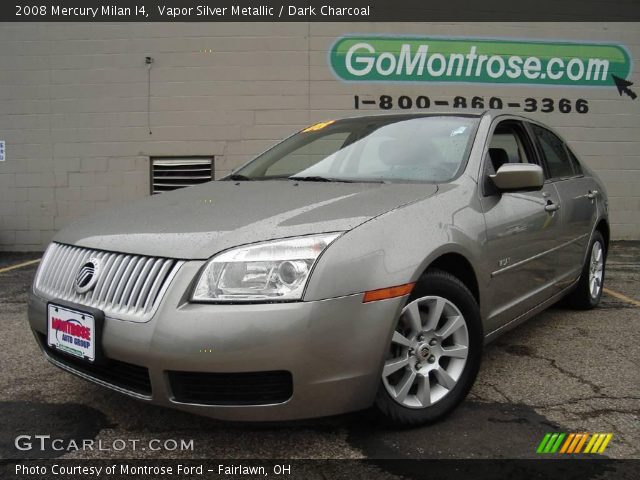 2008 Mercury Milan I4 in Vapor Silver Metallic