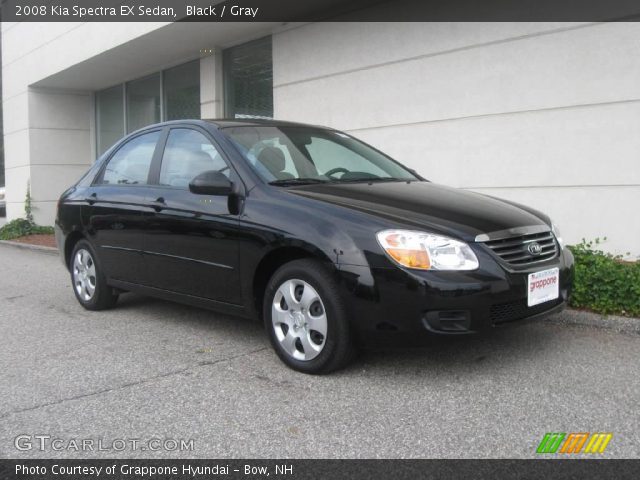 2008 Kia Spectra EX Sedan in Black