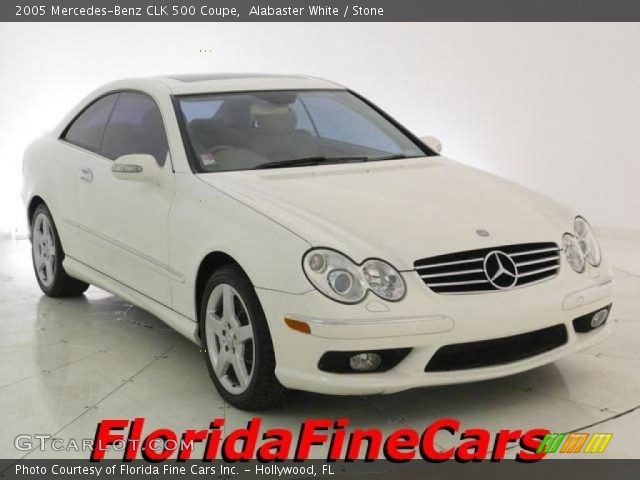 2005 Mercedes-Benz CLK 500 Coupe in Alabaster White