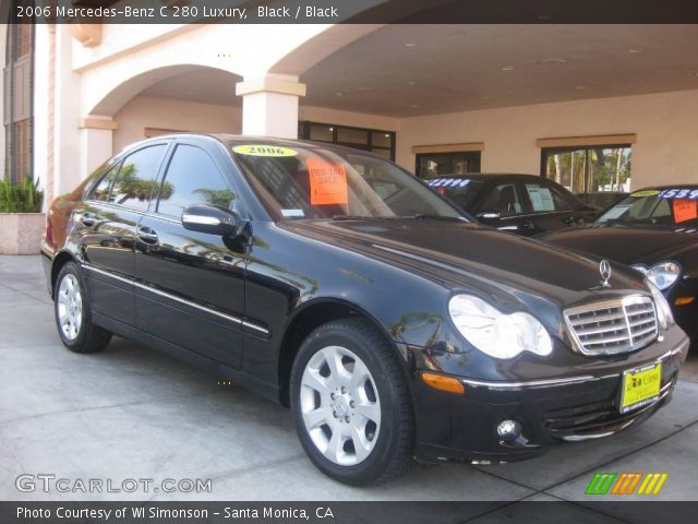 2006 Mercedes-Benz C 280 Luxury in Black