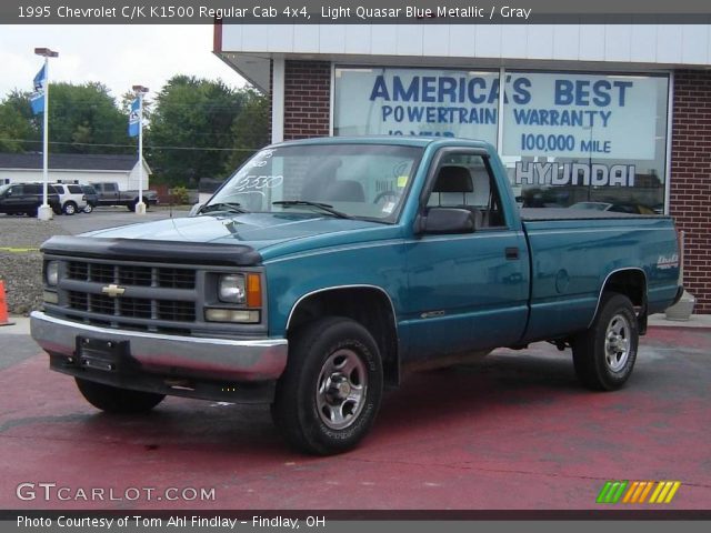 1995 Chevrolet C/K K1500 Regular Cab 4x4 in Light Quasar Blue Metallic