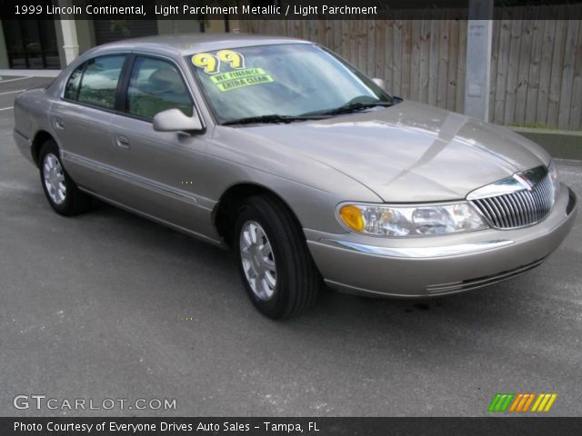 1999 Lincoln Continental  in Light Parchment Metallic