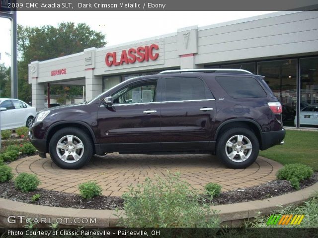 2009 GMC Acadia SLT in Dark Crimson Metallic