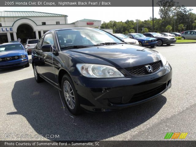 2005 Black honda civic ex #6