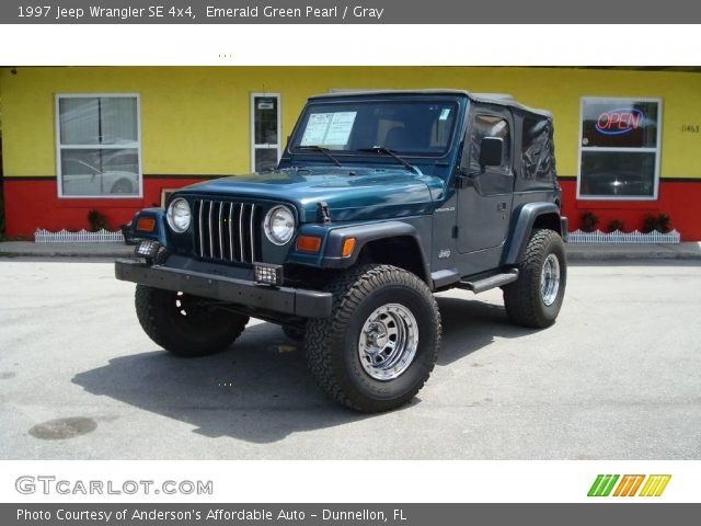 1997 Jeep Wrangler SE 4x4 in Emerald Green Pearl