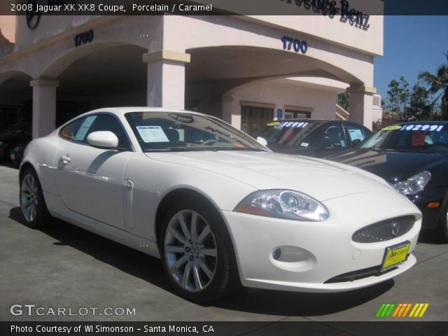 2008 Jaguar XK XK8 Coupe in Porcelain