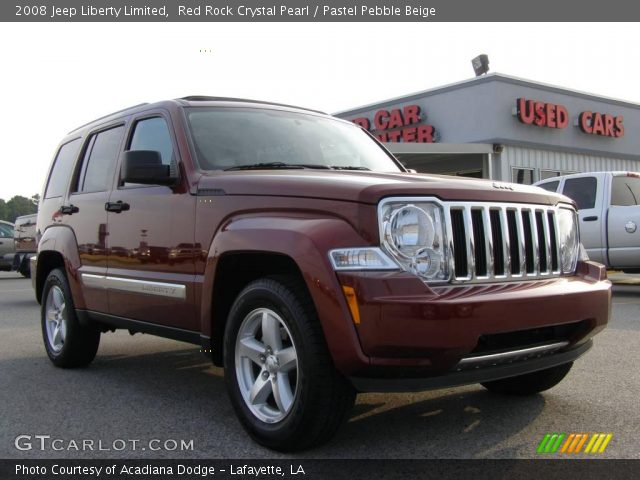 2008 Jeep Liberty Limited in Red Rock Crystal Pearl