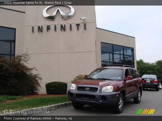 2003 Hyundai Santa Fe I4 in Merlot Red