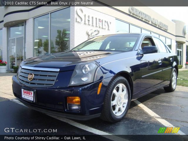 2003 Cadillac CTS Sedan in Blue Onyx