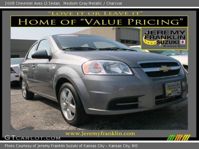 2008 Chevrolet Aveo LS Sedan in Medium Gray Metallic