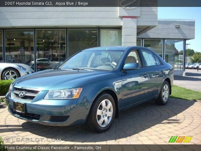 2007 Hyundai Sonata GLS in Aqua Blue