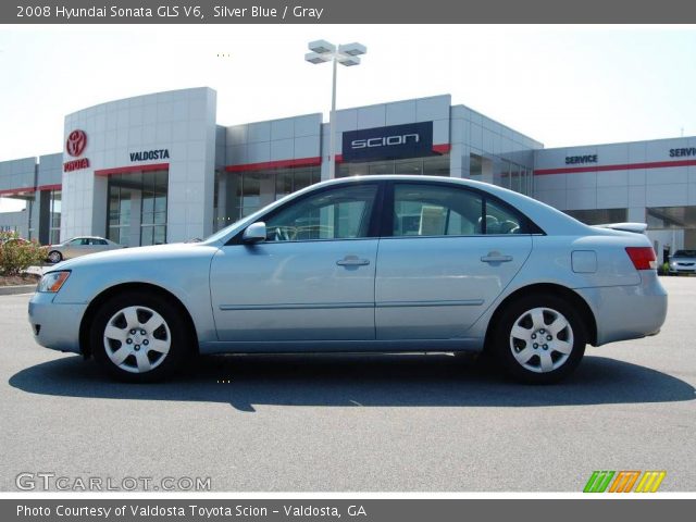 2008 Hyundai Sonata GLS V6 in Silver Blue