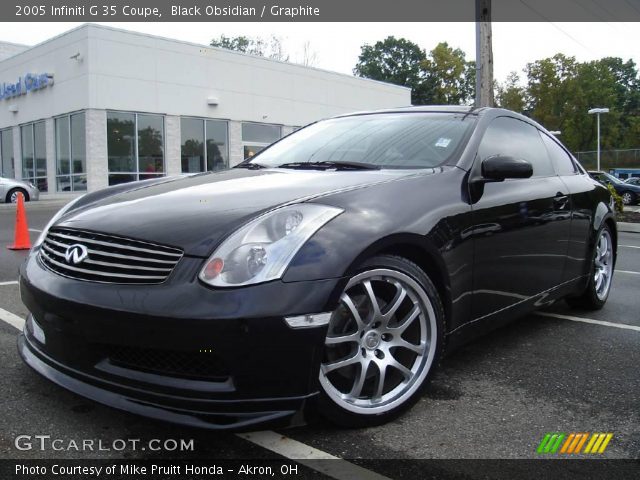 2005 Infiniti G 35 Coupe in Black Obsidian
