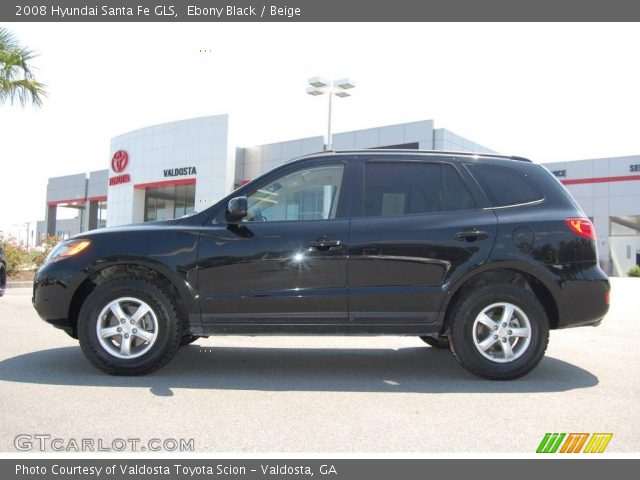 2008 Hyundai Santa Fe GLS in Ebony Black
