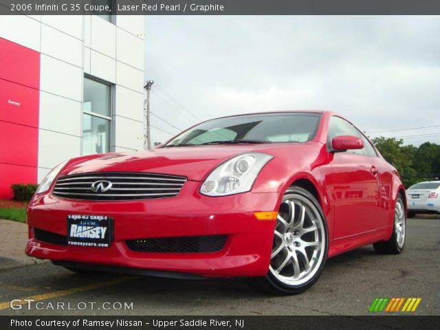 2006 Infiniti G 35 Coupe in Laser Red Pearl