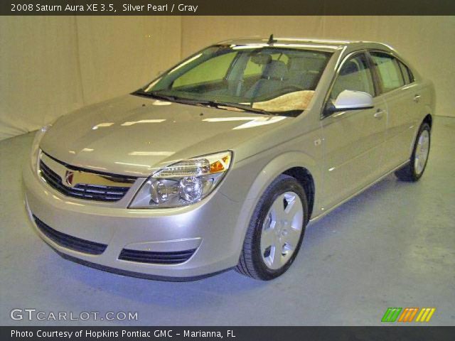 2008 Saturn Aura XE 3.5 in Silver Pearl