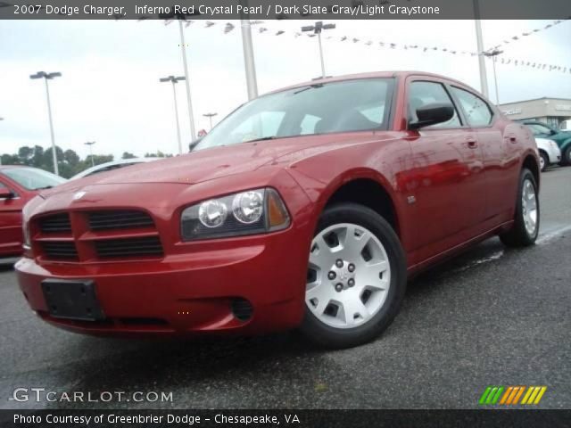 2007 Dodge Charger  in Inferno Red Crystal Pearl