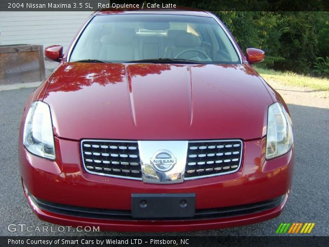 2004 Nissan Maxima 3.5 SL in Red Opulence