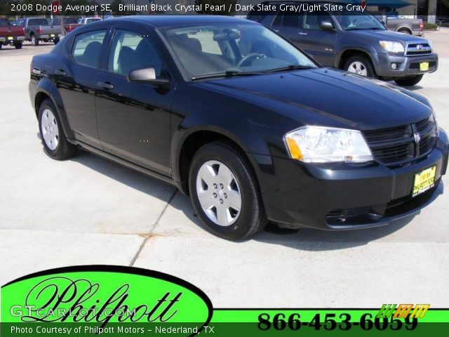 2008 Dodge Avenger SE in Brilliant Black Crystal Pearl