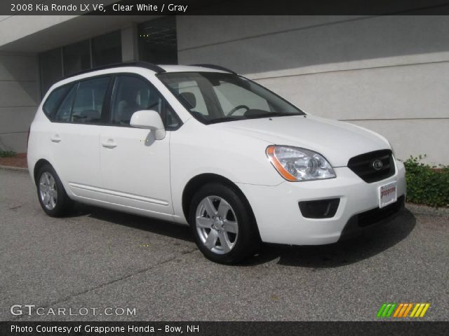 2008 Kia Rondo LX V6 in Clear White