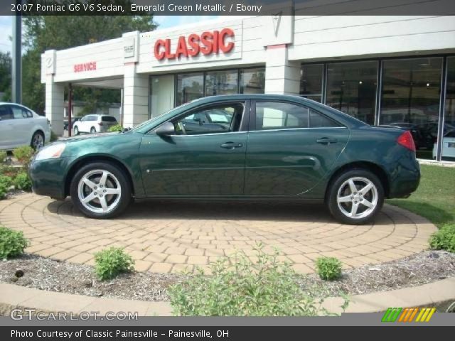 2007 Pontiac G6 V6 Sedan in Emerald Green Metallic