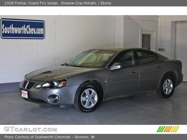 2008 Pontiac Grand Prix Sedan in Shadow Gray Metallic