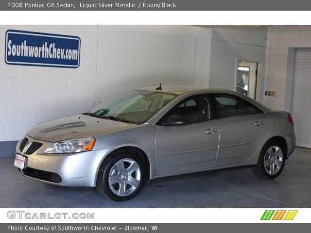 2008 Pontiac G6 Sedan in Liquid Silver Metallic