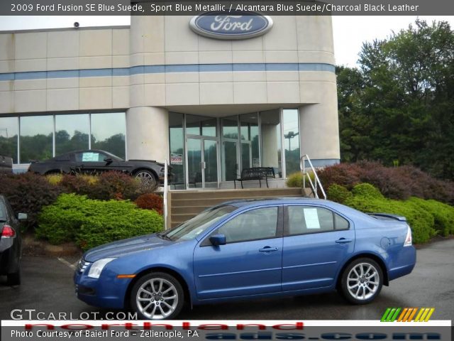 2009 Ford Fusion SE Blue Suede in Sport Blue Metallic