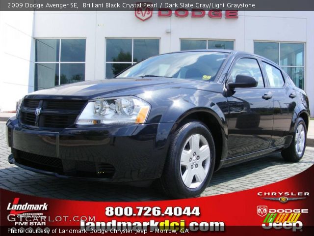 2009 Dodge Avenger SE in Brilliant Black Crystal Pearl