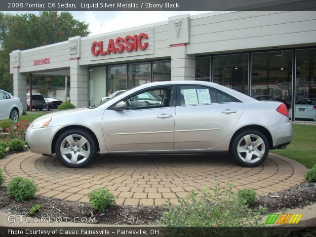 2008 Pontiac G6 Sedan in Liquid Silver Metallic
