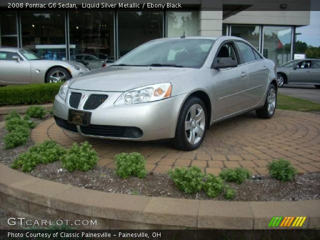2008 Pontiac G6 Sedan in Liquid Silver Metallic