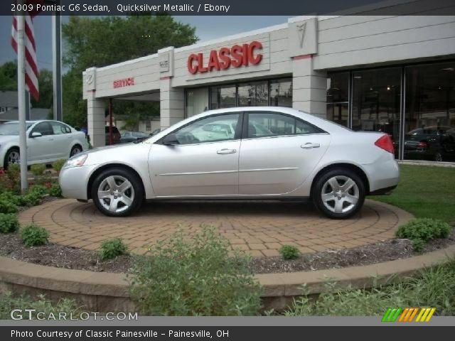 2009 Pontiac G6 Sedan in Quicksilver Metallic