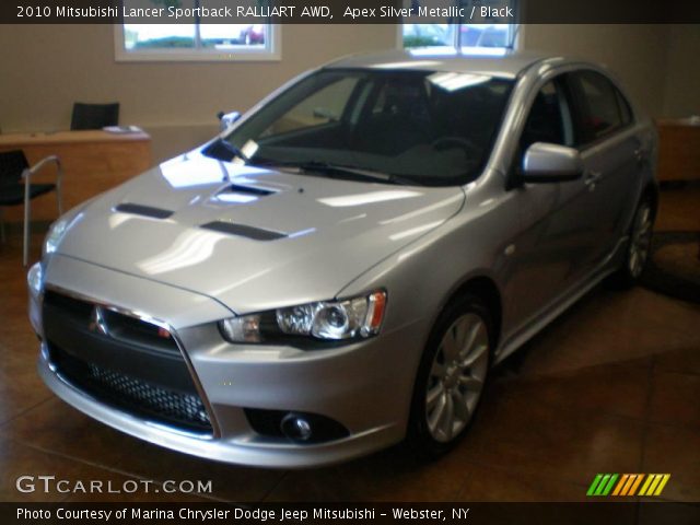 2010 Mitsubishi Lancer Sportback RALLIART AWD in Apex Silver Metallic