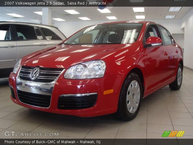 2007 Volkswagen Jetta 2.5 Sedan in Salsa Red