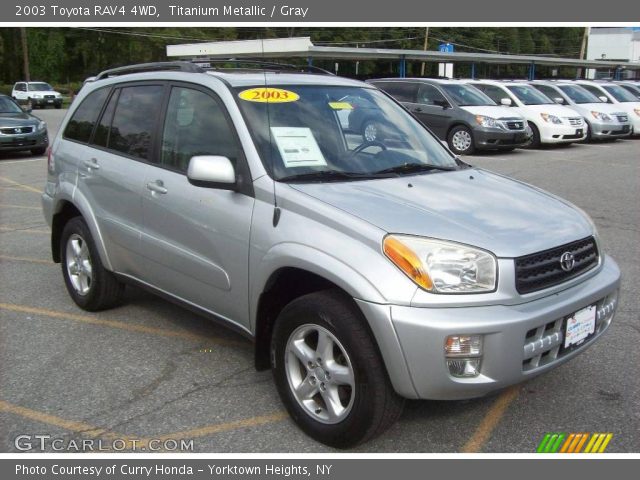 2003 Toyota RAV4 4WD in Titanium Metallic