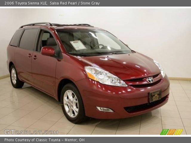 2006 Toyota Sienna XLE in Salsa Red Pearl