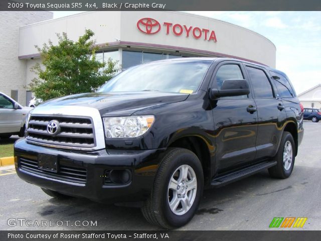 2009 Toyota Sequoia SR5 4x4 in Black